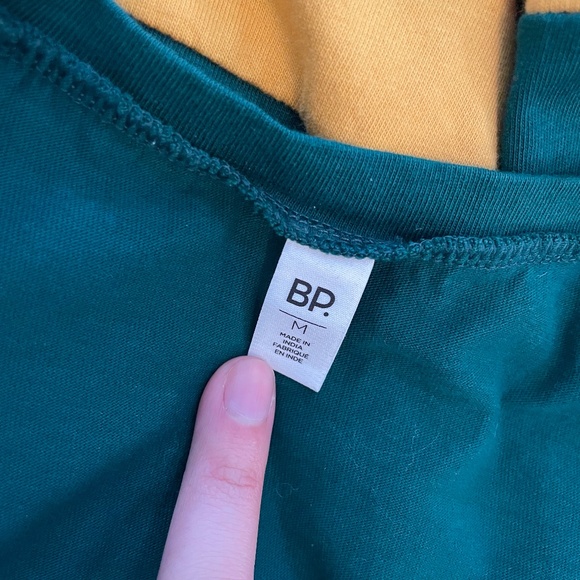 BP Green and Yellow Striped Longsleeve Tee - Picture 3 of 3